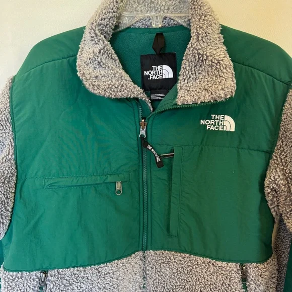 The North Face Denali Berber Fleece Jacket Gray Green Unisex